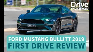 Ford Mustang Bullitt 2019 First Drive Review  Drivecomau [upl. by Mcilroy]