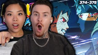 KAKASHI VS OBITO  Naruto Shippuden Reaction Episodes 374375 [upl. by Ecnedac]