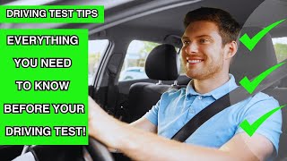 Everything You Need to Know Before Your Driving Test  Pass Your Driving Test  Driving Test Tips [upl. by Malha]