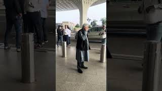 Zaved Akhtar Spotted At Airport [upl. by Wilkins]