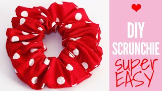 How to Make a Scrunchie  DIY Scrunchie Tutorial [upl. by Assilen]