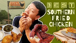 BEST SOUTHERN FRIED CHICKEN EVER Carolinas vsTennessee [upl. by Akienom]