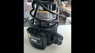 Wayne Submersible auto onoff Utility Pump  EEAUP250 [upl. by Ivzt]