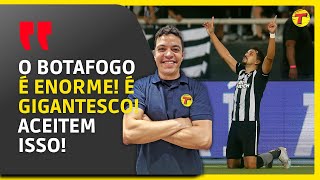 Bruno Cantarelli QUASE QUEBRA A MESA do Niltão em narração ELETRIZANTE de novo baile do Botafogo 🔥 [upl. by Nakasuji919]