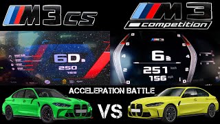 2024 BMW M3 CS vs 2023 BMW M3 Competition [upl. by Marya]