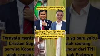 Kesetiaan Seorang Menlu Sugiono kepada Presiden shorts [upl. by Emerick873]