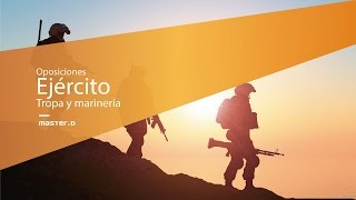 Oposiciones Ejército Tropa y marinería  MasterD [upl. by Aehtla62]