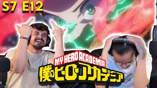 DEKU FINALLY ARRIVES  My Hero Academia Season 7 Episode 12 Reaction [upl. by Aruabea]