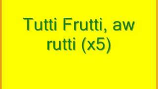 Tutti Frutti  Little Richard Lyrics [upl. by Tuppeny]