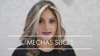 Academia Aneethun  Como Fazer Mechas Slices [upl. by Annunciata]