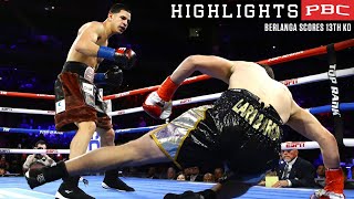 Berlanga delivers 13th first round KO against Nuenz  CaneloBerlanga [upl. by Cogswell636]