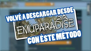 EMUPARADISE SIGUE VIVA TUTORIAL PARA VOLVER A DESCARGAR ROMS E ISOS [upl. by Eemyaj695]