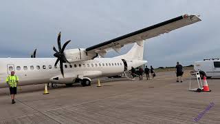 Jump Air LYJUP ATR72 to Southampton [upl. by Elrem886]