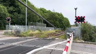 Risca Lime Kiln Level Crossing Caerphilly Friday 05072024 [upl. by Saxet]