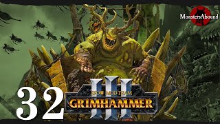 Total War Warhammer 3 Grimhammer  Poxmakers of Nurgle KuGath Plaguefather 32 [upl. by Htur]