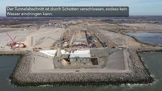 Der Fehmarnbelt Tunnel  Der neue Deich über dem dänischen Tunnelportal ist fertig [upl. by Einnij]