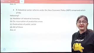 Liberalisation privatisation globalisation in india class 12 mcqClass 12 Economics [upl. by Adnana]