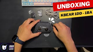 Unboxing de los audífonos KBear Lark 1DD  1BA [upl. by Swenson]