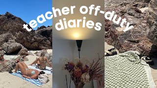 SUMMER IS HERE 🐚🌴✨  Teacher offduty Vlog [upl. by Einnad43]