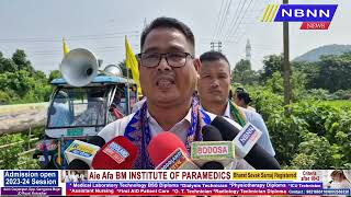 ABSU Organised Social Awareness Cycle Rally Salakati Kokrajhar [upl. by Anaihr]