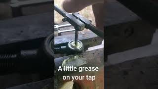 Adding a grease zerk to the tie rod ends [upl. by Elyr]