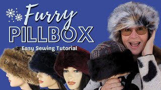 Learn how to make a Fabulous Faux Fur Pillbox Hat  An Easy and Stylish Tutorial [upl. by Seth657]