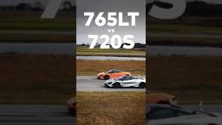 765lt vs 720s crazy drag race 🔥 shorts fyp supercars foryou tiktok instagram mclaren [upl. by Cart]