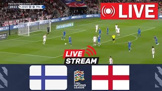 🔴LIVE Finland vs England  UEFA Nations League A  Match Live Today [upl. by Ecnatsnok]