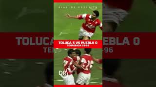 Toluca 5 Puebla 0 temporada 9596 [upl. by Khanna]