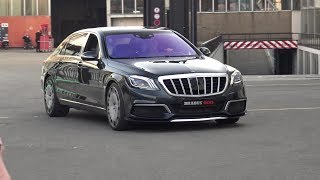 2019 Maybach S650 Brabus 900  BRUTAL REVS AND ENGINE SOUNDS [upl. by Noble]