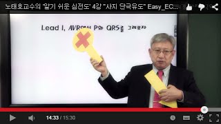 노태호교수의 알기 쉬운 심전도 4강 quot사지 단극유도quot Prof Rhos Easy ECG 4 Unipolar Limb Leads and more [upl. by Ontine]