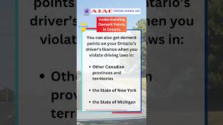 Important about Demerit Points on Ontario Drivers License  Must Know Facts [upl. by Ravens]