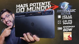 CHEGOU O TABLET GAMER mais potente do mundo Redmagic NOVA Com super bateria e processamento [upl. by Gerstner]