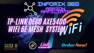 TP Link DECO AXE5400 Tri Band Wifi 6E Mesh Systemtplinkrouter wifi6e amazon trend california [upl. by Gillan692]