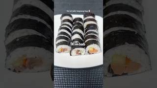 Making kimbap food recipe kimbap foodie resep masakanrumahan cooking yummy asianfood tasty [upl. by Adnarb]