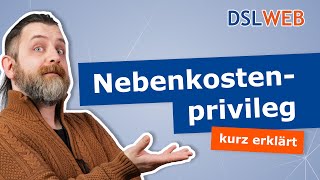 Was ist das Nebenkostenprivileg  kurz erklärt [upl. by Zamir535]