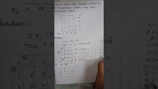 Solving transportation problem in vogels approximation method in tamil [upl. by Conlee8]