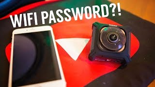 How to connect Nikon KeyMission 360 with Mobile Phone and find the WiFi Password [upl. by Norga]