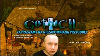 NAJLEPSZY MOD DO GOTIK  Gothic II PLUS 11F 1 I 🔴Na żywo [upl. by Seaver]