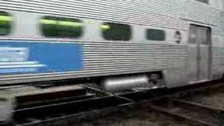 Metra 180 Leads Outbound Commuter Joliet IL [upl. by Ydarg]