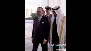 Le Roi Mohammed VI reçu par le Président émirati [upl. by Nyrac]