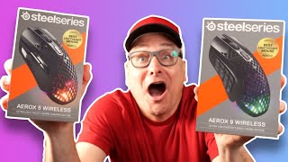 SteelSeries Aerox 9 and Aerox 5 Wireless Mice Review [upl. by Yeloc]