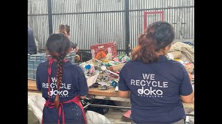 Responsible ECycling and Recycling  Doko Recyclers Kathmandu Nepal [upl. by Findley]