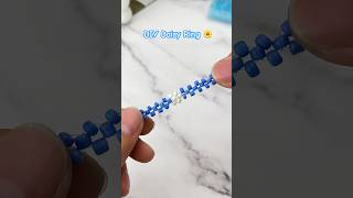 How to make beads daisy ring  YouTube Trending  Nihaojewelry Making Course [upl. by Enahc]