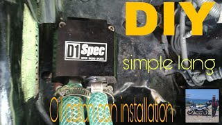 DIY installation ng OIL CATCH CAN sa Fortuner D4D [upl. by Hajan]