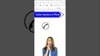 MS Word Amazing Trick😯🔥 Caller Symbol in Ms Word✅ msword mswordforbeginners mswordmcqs [upl. by Enrev]