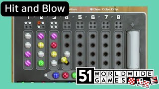 Hit and Blow  51 Worldwide Games Nintendo Switch Gameplay [upl. by Henghold]