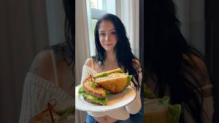 Chicken Basil Salad sandwich cooking easyrecipe [upl. by Maurene]