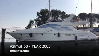 Azimut 50  Year 2005  Timone Yachts [upl. by Inaffyt]