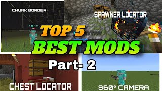 YouTubers Favorite Top 5 Mod For Minecraft Pe Xbox Bedrock Windows Pocket Edition 121 [upl. by Alaine]